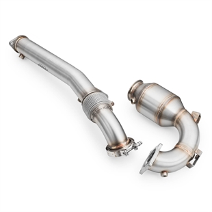 RM Motors Downpipe Hyundai i20N katalysator - OBD uten lyddemper